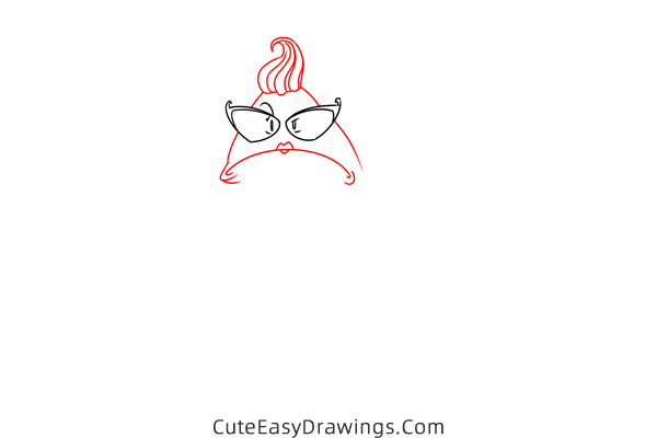 how to draw roz from monsters inc - www.cuteeasydrawings.com