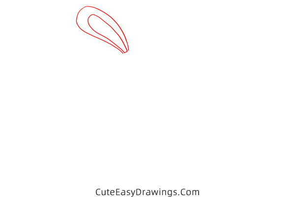 how to draw an easter bunny with an egg - www.cuteeasydrawings.com