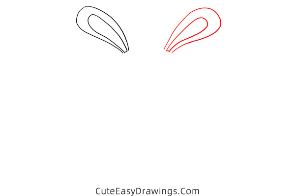 how to draw an easter bunny with an egg - www.cuteeasydrawings.com