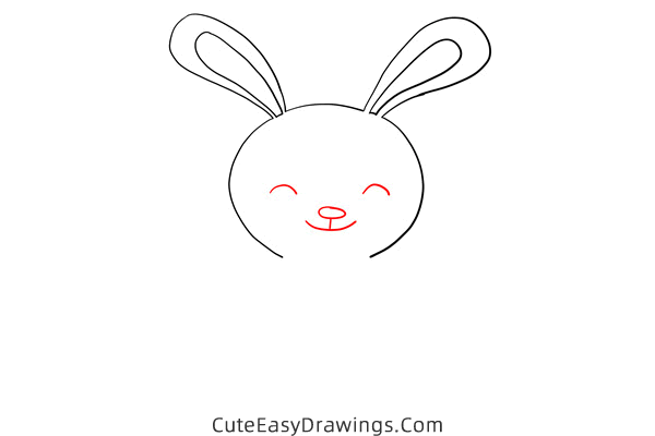 how to draw an easter bunny with an egg - www.cuteeasydrawings.com