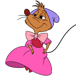 How to Draw Mary Mouse from Cinderella Step by Step