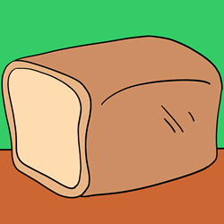 How to Draw a Bread Step by Step