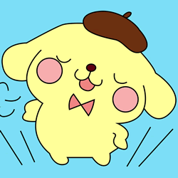 How to Draw Pompompurin from Hello Kitty Step by Step