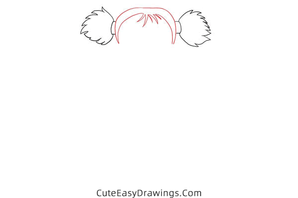 how to draw mei from my neighbor totoro - www.cuteeasydrawings.com