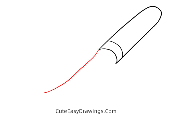 how to draw a blowing dragon whistle - www.cuteeasydrawings.com