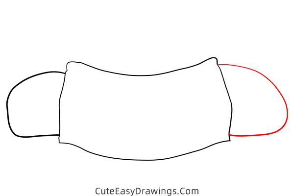 how to draw a face mask - www.cuteeasydrawings.com