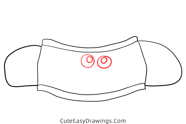 how to draw a face mask - www.cuteeasydrawings.com