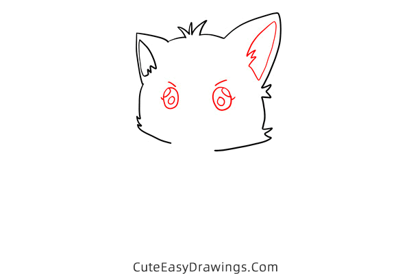 how to draw a dog - www.cuteeasydrawings.com