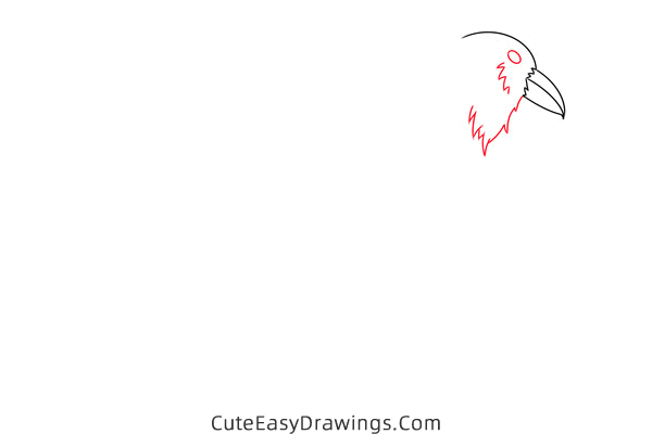 how to draw a crow - www.cuteeasydrawings.com