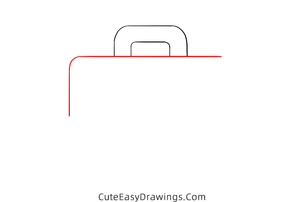 how to draw a briefcase - www.cuteeasydrawings.com