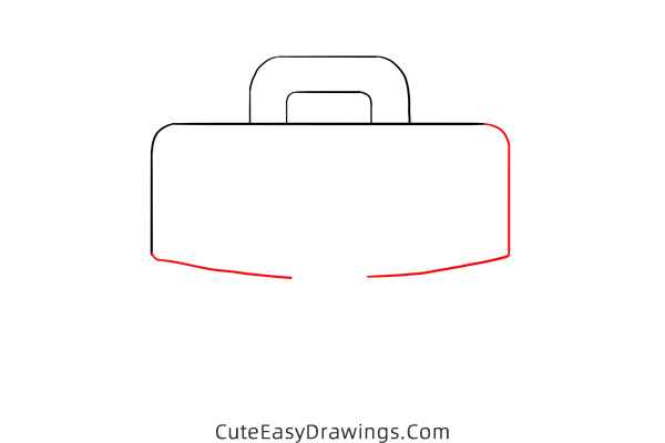 how to draw a briefcase - www.cuteeasydrawings.com