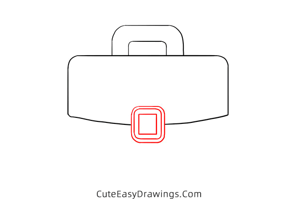 how to draw a briefcase - www.cuteeasydrawings.com