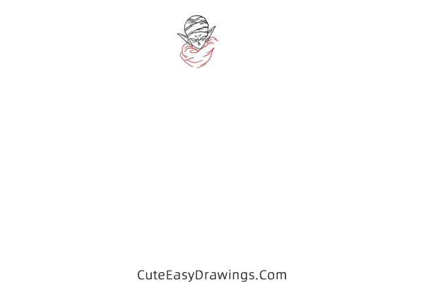 how to draw piccolo - www.cuteeasydrawings.com