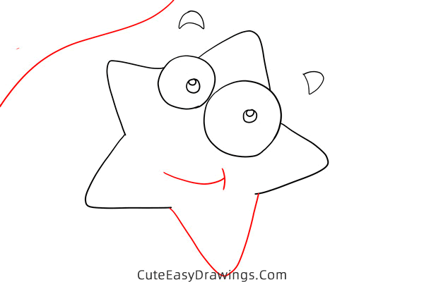 how to draw a starfish easy - www.cuteeasydrawings.com