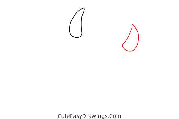 how to draw a devil heart - www.cuteeasydrawings.com