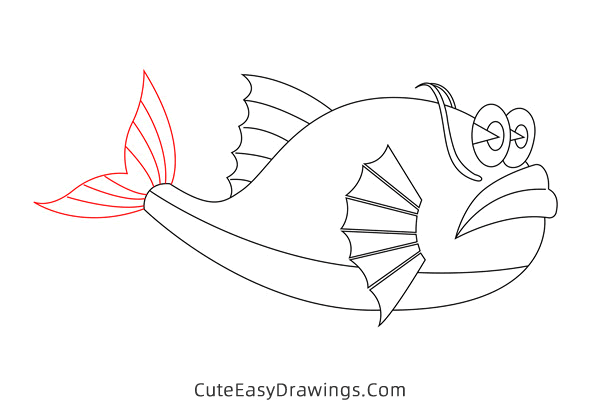 how to draw a fish - www.cuteeasydrawings.com