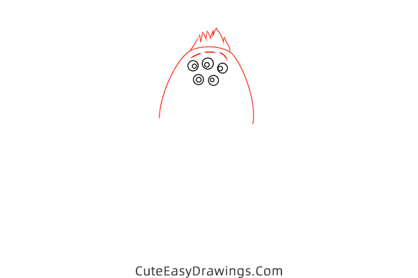 how to draw scott squibbles from monsters inc - www.cuteeasydrawings.com