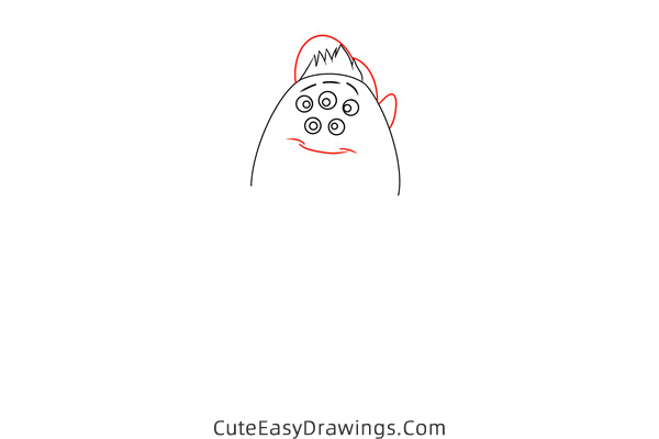 how to draw scott squibbles from monsters inc - www.cuteeasydrawings.com