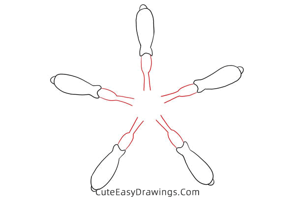 how to draw a ship steering wheel - www.cuteeasydrawings.com