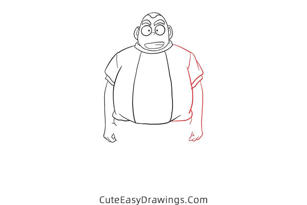 how to draw genta kojima from detective conan - www.cuteeasydrawings.com