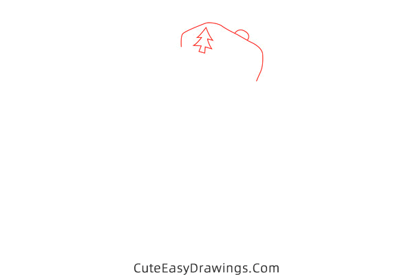 how to draw dipper pines - www.cuteeasydrawings.com