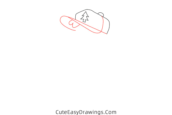 how to draw dipper pines - www.cuteeasydrawings.com