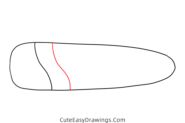 how to draw a surfboard easy - www.cuteeasydrawings.com