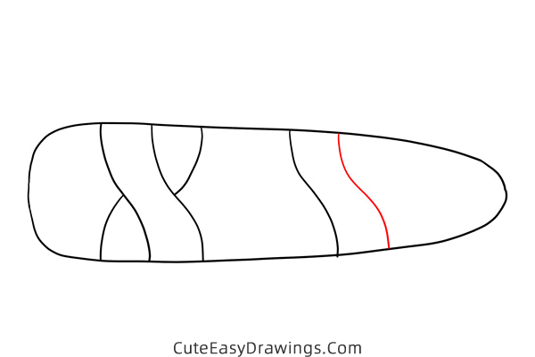 how to draw a surfboard easy - www.cuteeasydrawings.com