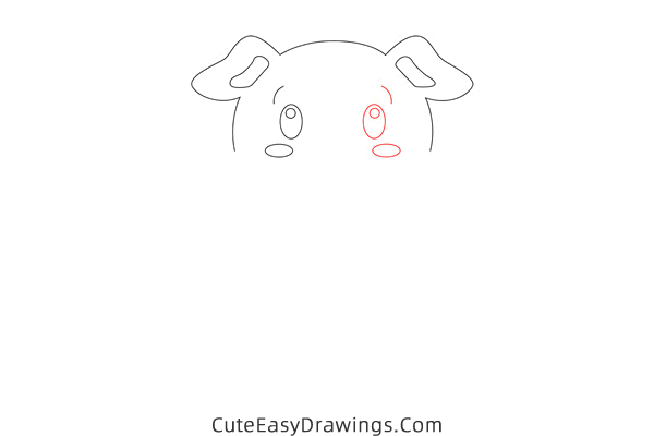 how to draw a piggy - www.cuteeasydrawings.com