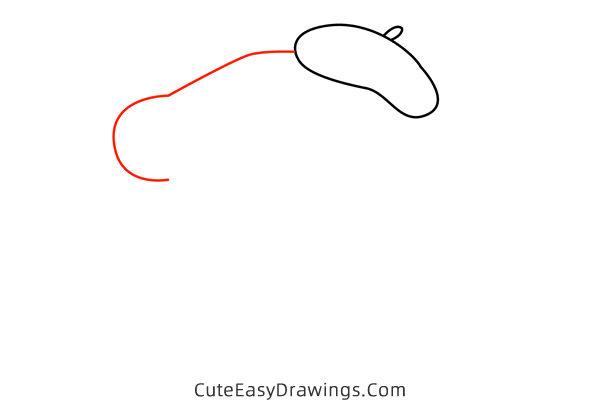 how to draw pompompurin from hello kitty - www.cuteeasydrawings.com