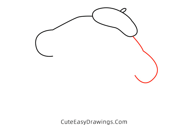 how to draw pompompurin from hello kitty - www.cuteeasydrawings.com