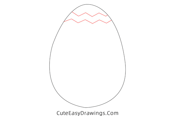 how to draw an easter egg - www.cuteeasydrawings.com