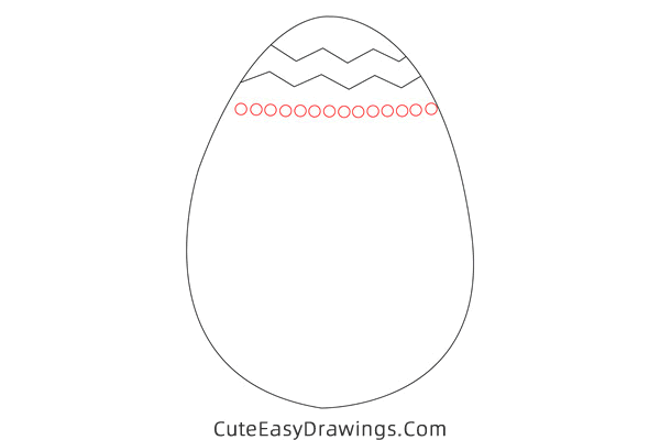 how to draw an easter egg - www.cuteeasydrawings.com