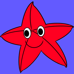 How to Draw a Cute Starfish Step by Step