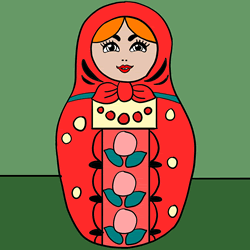 How to Draw a Russian Nesting Doll Step by Step