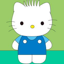 How to Draw Dear Daniel from Hello Kitty Step by Step