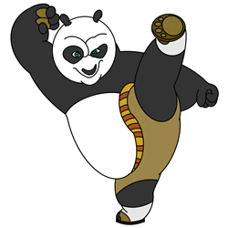 How to Draw Kung Fu Panda Step by Step