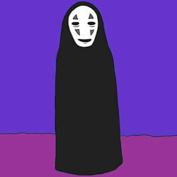 How to Draw No-Face Step by Step