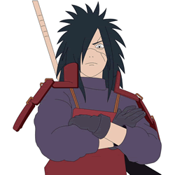 How to Draw Madara Uchiha from Naruto Step by Step