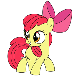 How to Draw Apple Bloom from My Little Pony Step by Step