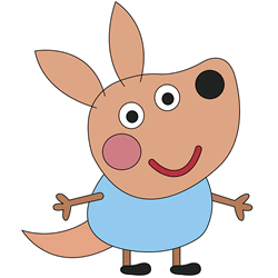 How to Draw Joey Kangaroo from Peppa Pig Step by Step