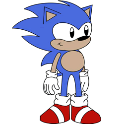 How to Draw Sonic the Hedgehog Easy Step by Step