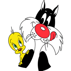 How to Draw Tweety Bird and Sylvester Step by Step