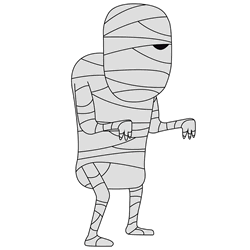 How to Draw a Mummy Step by Step