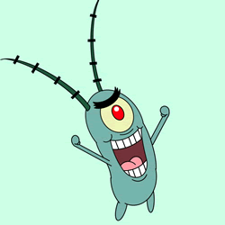 How to Draw Plankton from SpongeBob SquarePants Step by Step