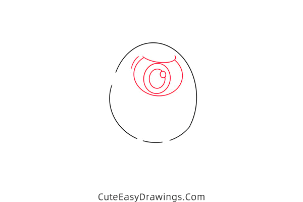 how to draw mike wazowski from monsters inc - www.cuteeasydrawings.com