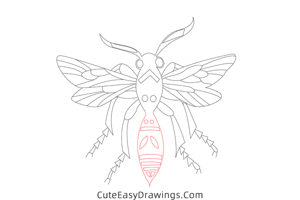 how to draw a bumblebee - www.cuteeasydrawings.com