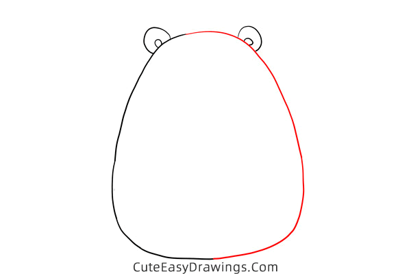 how to draw a cute bear - www.cuteeasydrawings.com