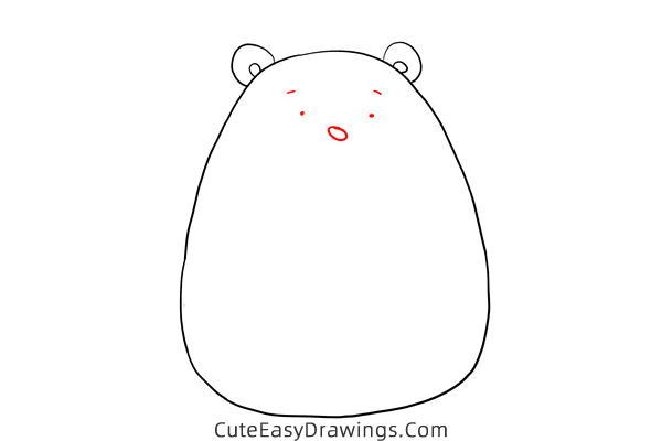 how to draw a cute bear - www.cuteeasydrawings.com