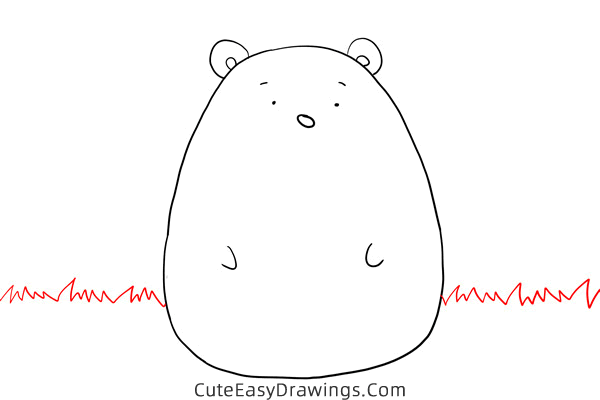 how to draw a cute bear - www.cuteeasydrawings.com